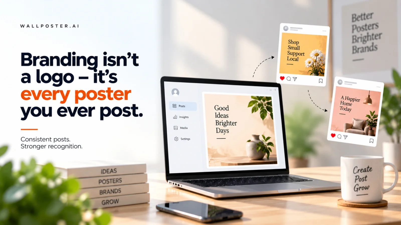 Branding isn't a logo — it's every poster you ever post — cover illustration