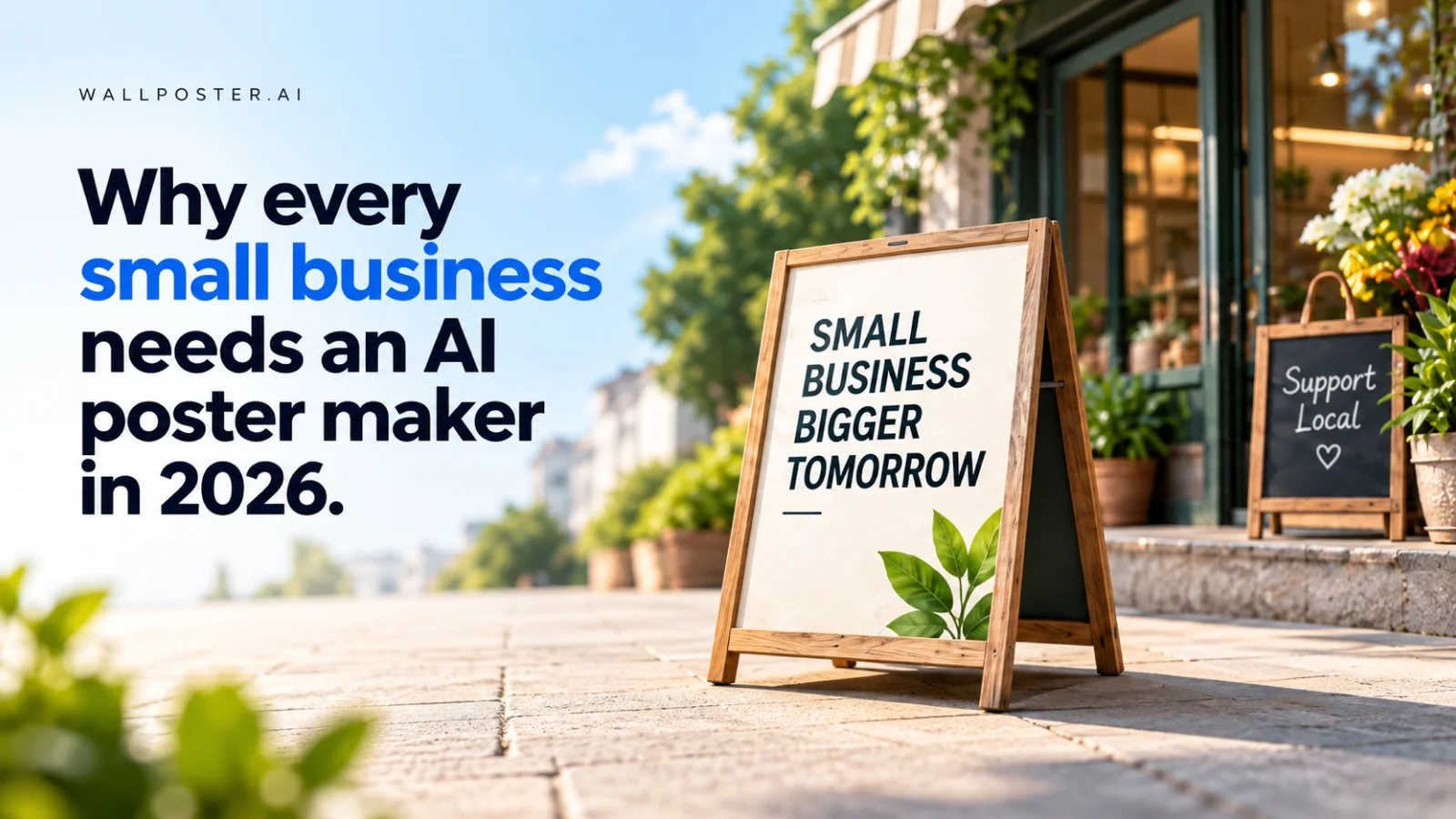 Why every small business needs an AI poster maker in 2026 — cover illustration